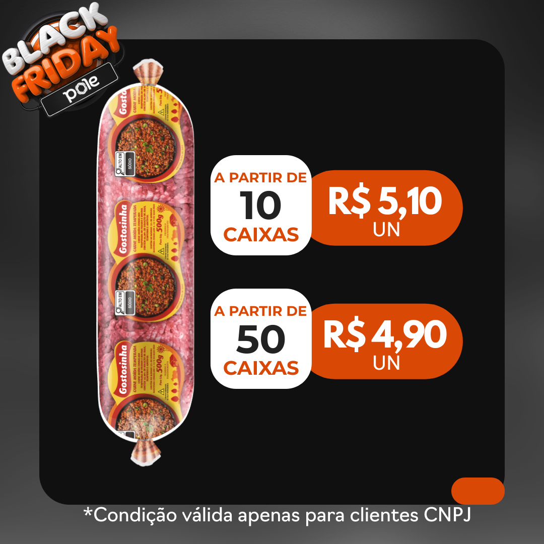 Carne Moída Temp Cong 500g - Gostosinha